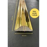 Dekoratif Boyanabilir Polistren 1 Adet Gold 4 Cm Duvar Çıtası