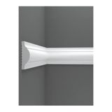 DEKORATİF BOYANABİLİR POLİÜRETAN DUVAR ÇITASI (1 ADET UZUNLUK :240 CM EN :4 CM)- (DUVAR SÜSLERİ) gri