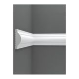 DEKORATİF BOYANABİLİR POLİÜRETAN DUVAR ÇITASI (EN 4 CM UZUNLUK :120 CM) gri