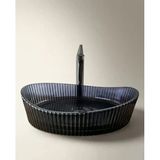 Dekoratif Cam Lavabo Siyah 52 Cm