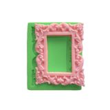 Dekoratif Çerçeve Şeklinde Silikon Şeker Hamuru Ve Sabun Kalıbı 10,5x8x2 Cm dop13678535igo