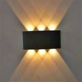 Dekoratif Çift Yönlü Duvar Aydınlatma Led Aplik Duvar Lambası Cata Haiti 10 Watt Desenli Duvar Aplik (Amber Renk Işık) [Enerji Sınıfı F]