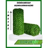 Dekoratif Çim Çit Rulo – Yapay Çim Çit Panel Bahçe Balkon Çiti - 1 Metre x 5 metre