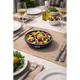 Dekoratif Çini Tabak 16 cm – Nazar Boncuklu Seramik Sunum Tabağı | Meyve, Kuruyemiş, Salata ve Mumluk Dekor Tabağı - 1 Adet - Çok Renkli