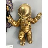 Dekoratif Dev Astronot Heykeli - Duvar Modeli Biblo (47X35cm)