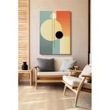 Dekoratif Dikey Kanvas Tablo Tekli Salon Mutfak Yatak Odası Ofis Minimalist Geometrik Sanat 1031