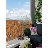 Dekoratif Doğal Bambu Kamış Hasır Bahçe Çiti- Gölgelik Hasır -Balkon -Tavan Dekorasyon - 200X600