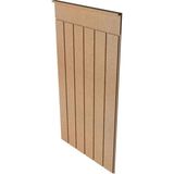 Dekoratif Duvar Kaplama ( 45 x 102 cm ) Boyanabilir Ahşap 6 mm Ham Mdf Duvar Paneli