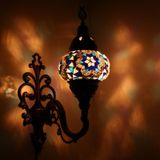 Dekoratif EL YAPIMI MOZAİK LAMBA DEKORATİF APLİK