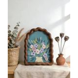 Dekoratif Fotoğraf Çerçevesi Koleksiyonu - Doğal Ahşap ve Metal Seçenekli, Modern Masaüstü ve Duvar Çerçevesi (Lorenz 15X20 CM)