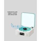 Dekoratif Gece Işıklı Bluetooth Hoparlör – Zaman ve Pil Ekranlı - Belirtilmemiş