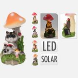 Dekoratif Hayvan Ve Mantar Figürlü Led Solar (2'Li Paket)