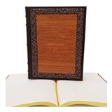 Dekoratif Hediyelik Ahşap Deri Defter