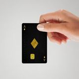 Dekoratif Iskambil Kağıdı Maça Temalı Kredi Kartı Kaplama & - Option-1 - -50 C