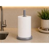 Dekoratif Kağıt Havluluk – Dikey Banyo ve Mutfak Kağıt Havlu Tutucu, Modern Organizer (Gri)