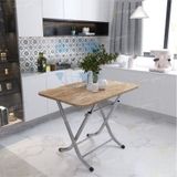 Dekoratif Katlanır Masa Mutfak Masası 70 120 Ahşap