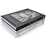 Dekoratif Kitap Seti | Ekstra Büyük Kitap Seti | 3'lü Gerçek Kitap Dekoru Seti | Moda Tasarımcısı Kitapları | Sehpa Dekor Seti | Raf Dekoru | Büyük Dergiler
