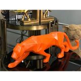 Dekoratif kübik leopar biblo