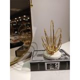 Dekoratif Küçük Boy Gold Halka Mumluk Szr-198535