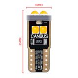 Dekoratif Led Ampul T10-6smd 3030 Canbus 12v Çift Turuncu / Laam866