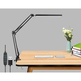 Dekoratif LED Masa Lambası SY040 USB Kablolu Kademeli 3 Eklemli LED Masa Lambası, Kıskaçlı Mode - 1 - Çok Renkli