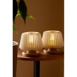 Dekoratif Led Tealight Mumluk | Masaüstü Aydınlatma | 2'Li Set