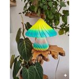 Dekoratif Mantar Lamba - Modern Masaüstü Aksesuarı Minimalist Seçenek: Minimalist Bükümlü Mantar Obje - Gece Lambası Ve Dekoratif Figür