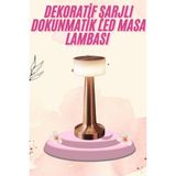 Dekoratif Masa Lambası Dokunmatik Renk Değiştirebilen Gece Lambası - Ölçü