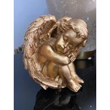 Dekoratif Melek Figürü Biblo GOLD RENKLİ