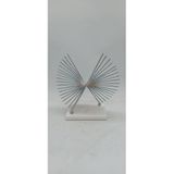 Dekoratif Mermer Kaideli Küçük Boy Metal Kelebek Obje Gümüş Szr-Dkf-082-G