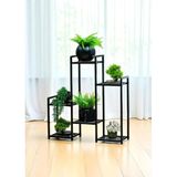 Dekoratif Metal 6 Raflı Saksılık Katlı Dikey Saksı Standı Çiçeklik Bahçe Ve Balkon Dekoru Garden