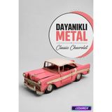 Dekoratif Metal Araba El Yapımı Vintage Klasik Otomobil Maketi Retro Ev Ofis Biblo Hediyelik 0910A-2757