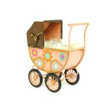 Dekoratif Metal Bebek Arabası Biblo Vintage Hediyelik MKTB-Knm-C0259