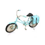 Dekoratif Metal Bisiklet Çantalı Vintage Biblo Ofis Ev Hediyelik Knm-C0688