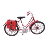 Dekoratif Metal Bisiklet Çantalı Vintage Ev Ofis Hediyelik MKTB-Knm-1110E-2577