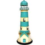 Dekoratif Metal Deniz Feneri Kumbara Vintage Biblo Hediyelik