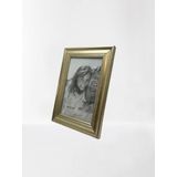 Dekoratif Metal Fotoğraf Çerçevesi (Altın - 10x15 cm)