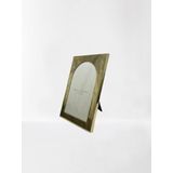 Dekoratif Metal Fotoğraf Çerçevesi (Altın - 9x14 cm)