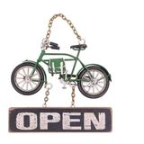 Dekoratif Metal Kapı Yazısı Bisiklet Vintage Hediyelik