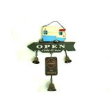 Dekoratif Metal Karavan Kapı Rüzgar Çanı Vintage Hediyelik Knm-C0224
