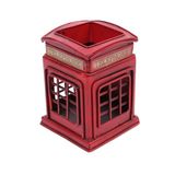 Dekoratif Metal Londra Telefon Kulübesi Kalemlik