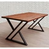 Dekoratif Metal Masa Ayağı Kütük Masa Ayağı Mobilya Ayakları 70x60 Cm