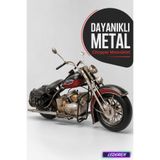 Dekoratif Metal Motosiklet Maketi Masaüstü Biblo Ev Ofis Hediyelik 0610ZS-845