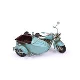 Dekoratif Metal Motosiklet Sepetli Vintage Dekoratif Hediyelik