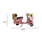 Dekoratif Metal Scooter Önü Sepetli Knm- C1649