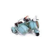 Dekoratif Metal Scooter Sepetli Vintage Biblo Ev Ofis Hediyelik