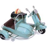 DEKORATİF METAL SCOOTER SEPETLİ