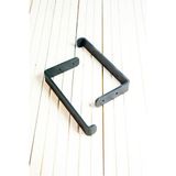 Dekoratif Metal Siyah Raf Ayağı (4'lü Set) - (4 Adet Metal Raf Ayağı + 8 Adet Vida + 8 Adet Dübel)