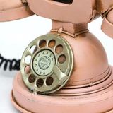 Dekoratif Metal Telefon Biblo Dekoratif Hediyelik
