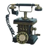 Dekoratif Metal Telefon Kumbaralı Kumbara Biblo Hediyelik